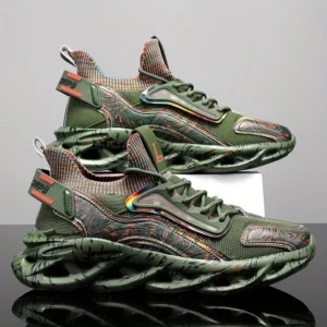 Tênis Masculino Casual Esportivo Cano Baixo com Sola de Borracha – Conforto e Estilo para o Dia a Dia